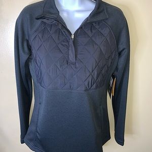 Grey half zip hoodie